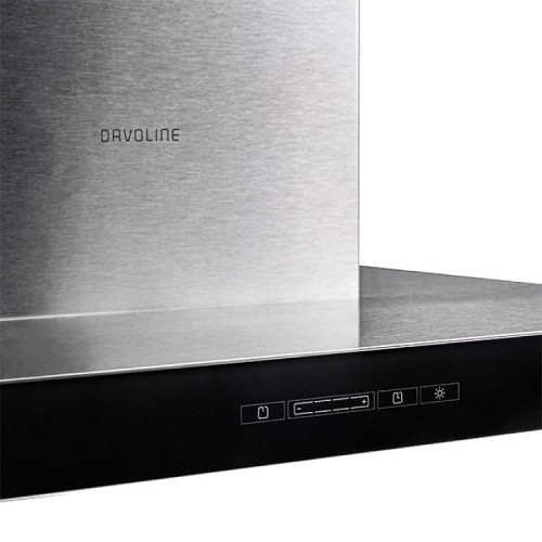 ΑΠΟΡΡΟΦΗΤΗΡΑΣ ΤΖΑΚΙ 60CM DAVOLINE TATE 060 IX-BL (A+ / INOX BLACK / 559m³/h / ΑΦΗΣ / BLDC)